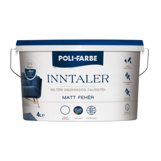 INNTALER BELTÉRI FALFESTÉK 4L FEHÉR