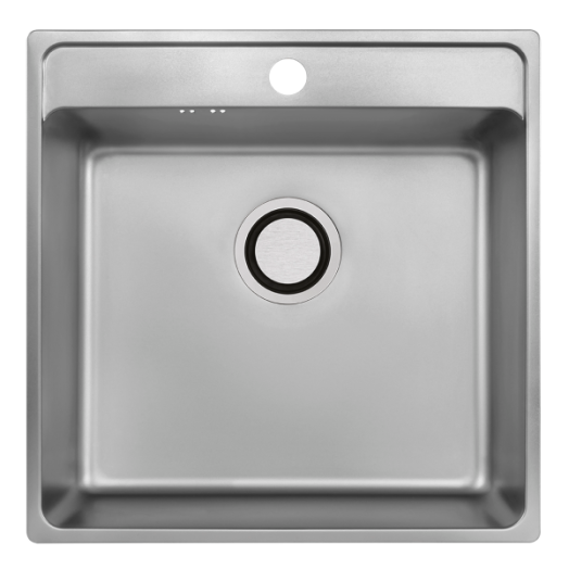 Kuchinox Laveo Besos mosogató inox egymedencés szatén 48x49x21cm 3,5"