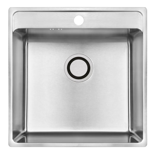 Kuchinox Laveo Besos 1 medencés inox mosogató, 48x49x21cm 3,5"