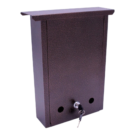 Postaláda 25x32cm kültéri álló záras acél