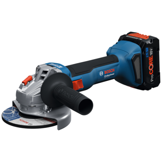 Bosch GWS 18V-8 akkus sarokcsiszoló 115mm akkuval, töltővel, kofferben