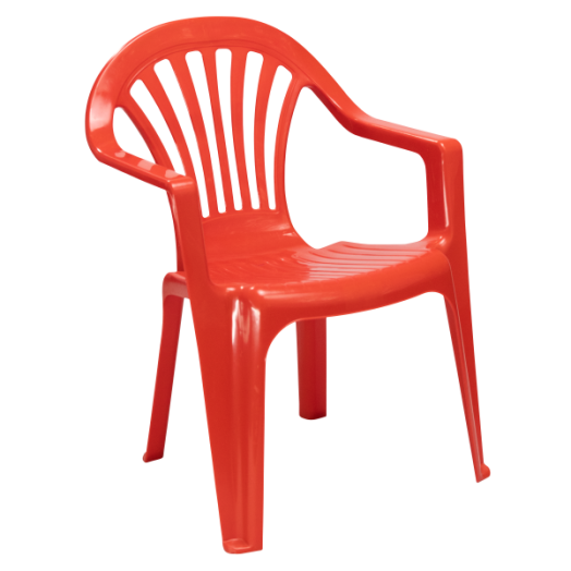 FLAIR KERTI SZÉK GYEREKEKNEK CINDY 51X37X29 CM MŰANYAG ALACSONYTÁMLÁS PIROS