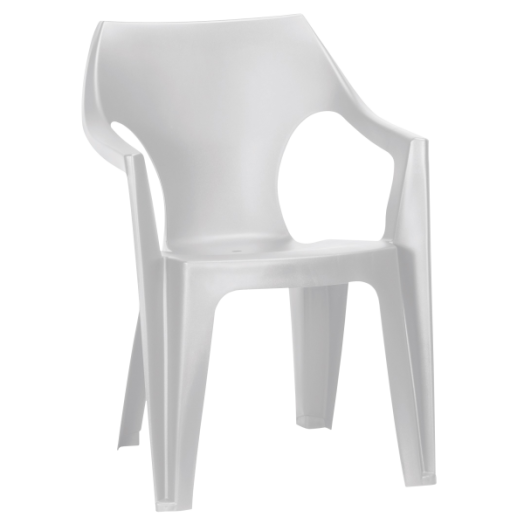 KETER KERTI SZÉK DANTE, 79x57x57CM, KARTÁMASZOS, ALACSONY TÁMLÁS, MŰANYAG