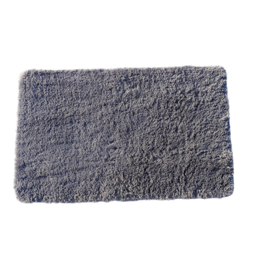 Essenza Smokey fürdőszobaszőnyeg 80x50cm, szürke, poliészter 1800gsm