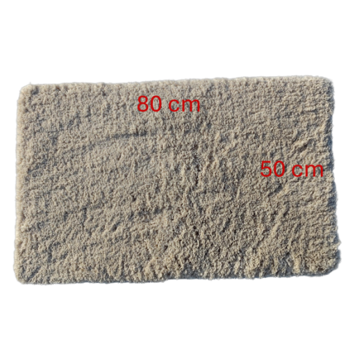 Essenza Beige fürdőszobaszőnyeg 80x50cm bézs poliészter 1800gsm