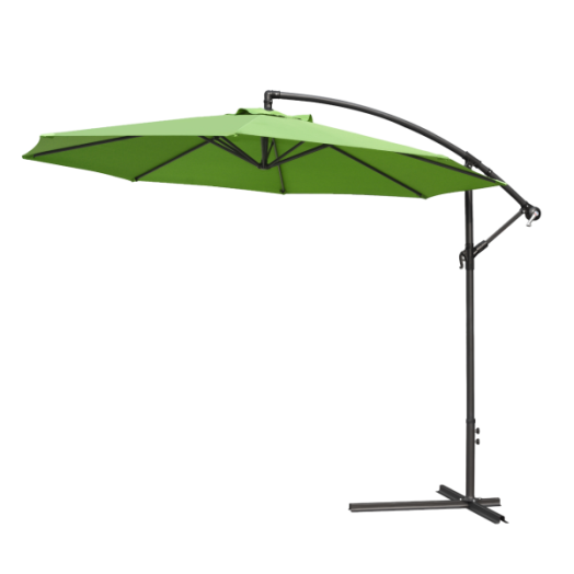 NAPERNYŐ, FÜGGŐ, ÁTMÉRŐ: 3M, MAGASSÁG: 2,45M, ZÖLD, FÉM VÁZZAL