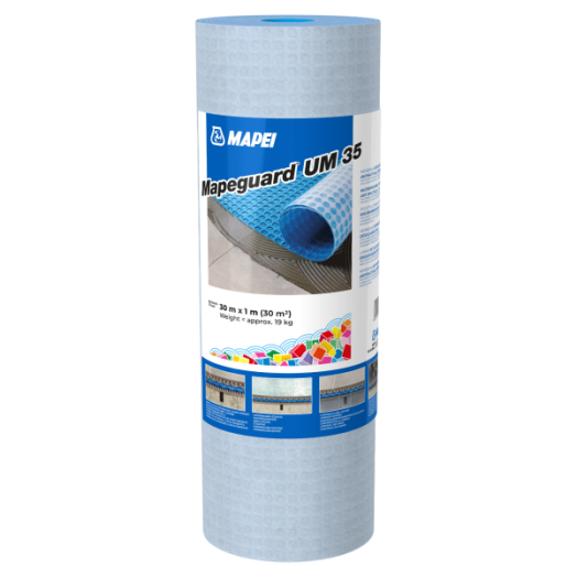 Mapei Mapeguard UM 35 vízszigetelő elválasztó és repedésáthidaló lemez 30 m