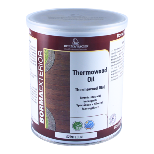 Borma Wachs Milesi Thermowood olaj színtelen 1l