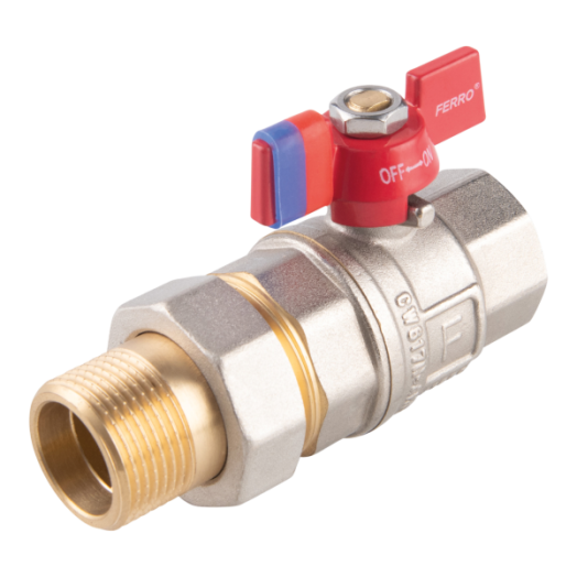 Ferro F-Power golyóscsap 1", KB pillangókarral