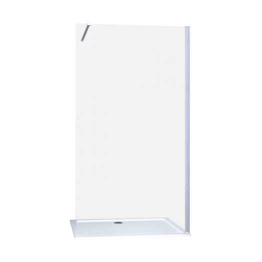 Sanotechnik Walk-in zuhanyfal 128x200cm, 8mm víztiszta edzett üveg