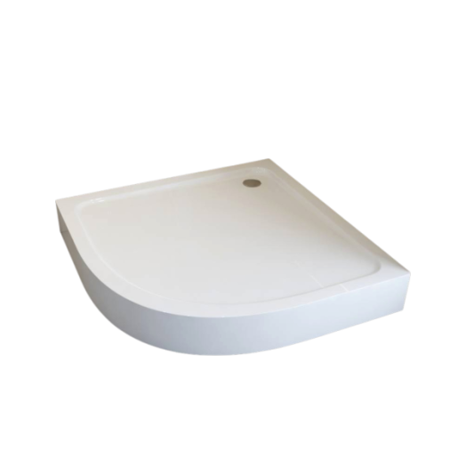 Oceano zuhanytálca akril 90x90x12cm íves fix előlappal