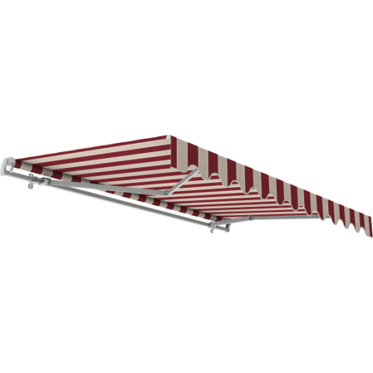 NAPELLENZŐ 2,95X2M BORDÓ/SZÜRKE CSÍKOS 280GR POLYESTER