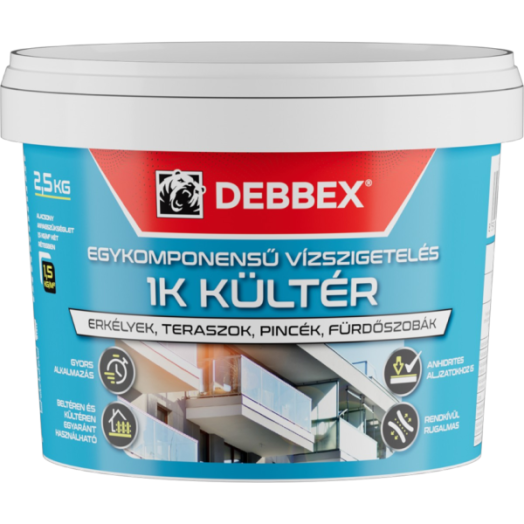 DEN BRAVEN EGYKOMPONENSŰ VÍZSZIGETELÉS 2.5KG KÜLTÉRI