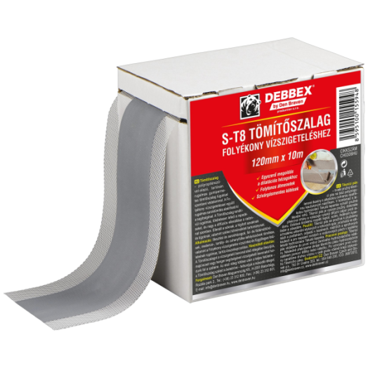 S-T8 TÖMÍTŐSZALAG 120 MM X 5 M      BLISZTER