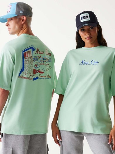NE VACATION GRAPHIC OS TEE
