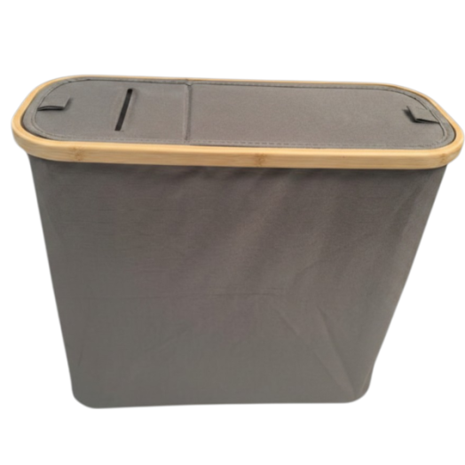 Praktiker WC papír tartó 43x17x38cm vászon és bambusz 2-féle