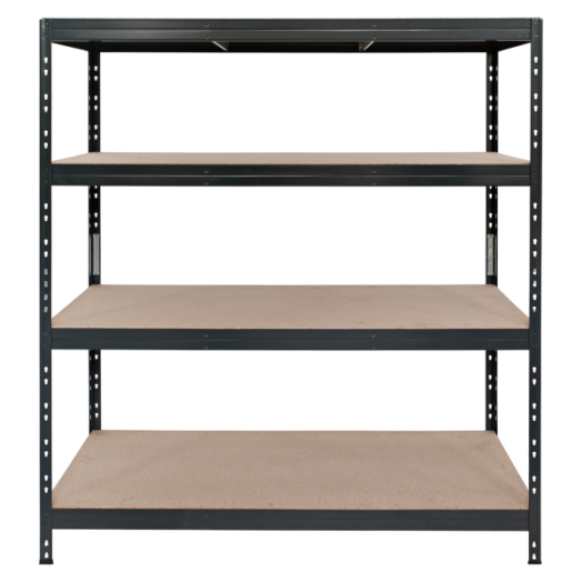 4 polcos 180x150x45cm antracit fémpolc