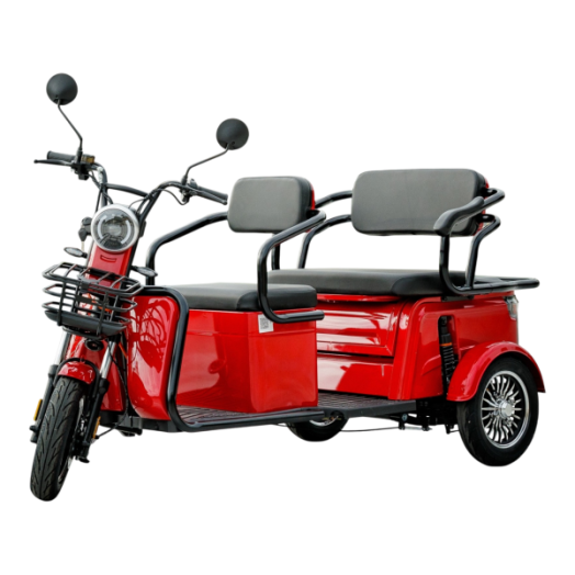 Move Eco P1-00 piros elektromos tricikli 25km/h