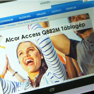 Alcor Access Q882M tablet teszt