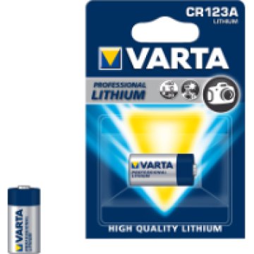 CR123A lítium fotóelem