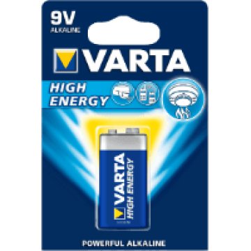 High Energy 9V-os alkáli mangán elem