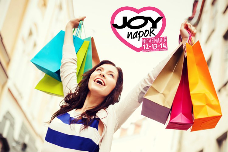 JOY Napok kuponokkal november 12–14. között