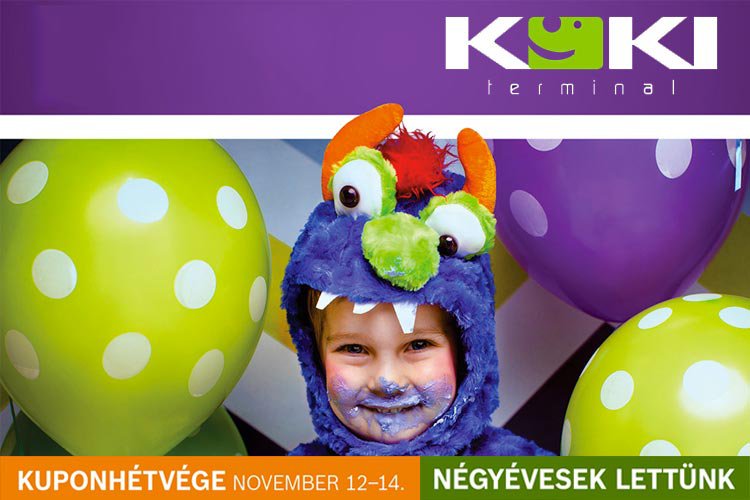 Szülinapi programok és kuponhétvége a KÖKI Terminálban