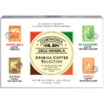 SEL001 ARABICA őrölt kávéválogatás, 4 x 125 g