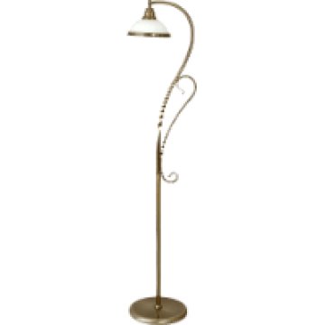2758 Elisett, állólámpa, E27 1x MAX 60W, bronz/ fehér