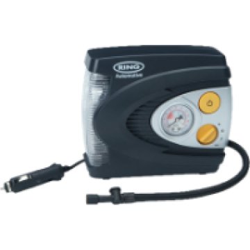 Kompresszor 12V, 3 adapterrel, 250 PSI, 3 m kábel, világítással
