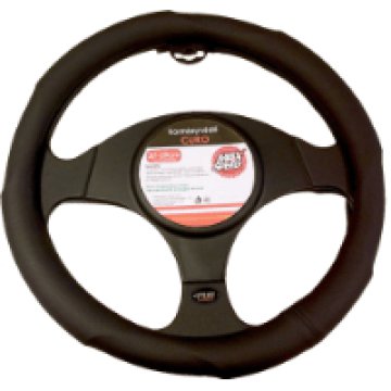 Kormányvédő KURO, TPR anyagból, átmérő 37-39 cm, fekete
