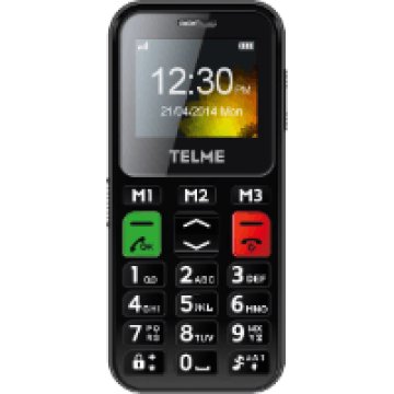 Telme C150 fekete mobiltelefon