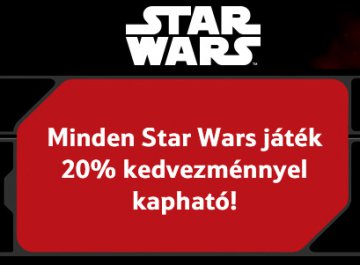 TESCO Star Wars akció, -20% minden játékra!