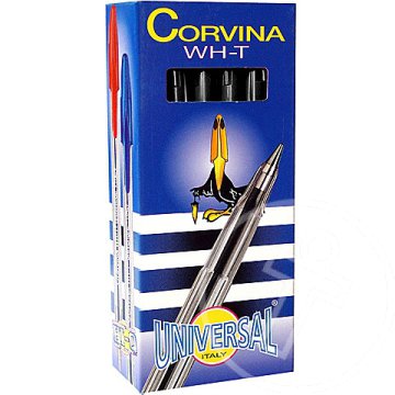 WH-T Fekete golyóstoll 12db - Corvina