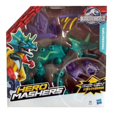 Jurassic World: Hero Mashers Triceratops-Stegosaurus Hybrid dinoszaurusz - Hasbro