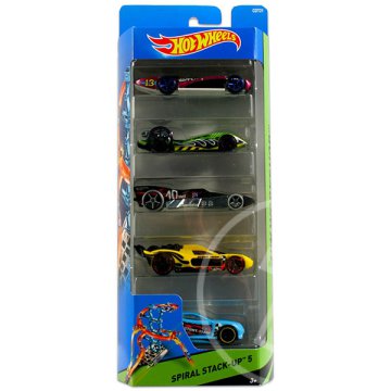 Hot Wheels Workshop: 5 darabos kisautó készlet - Spiral Stack-up 5