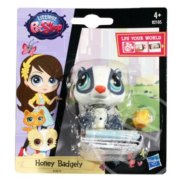 Littlest PetShop: 1 db-os készlet - Honey Badgely