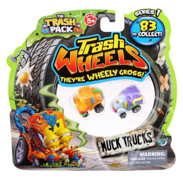 Trash Pack: Trash Wheels járgányok - 2 db-os - Muck Trucks