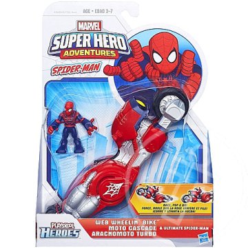 Playskool Heroes: Pókember kaszkadőr motorral - Hasbro