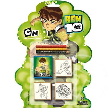 Ben 10 3db-os nyomdaszett ceruzákkal