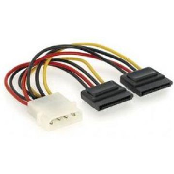 SATA-Y TÁPKÁBEL 15CM GEMBIRD(CC-SATA-PSY)