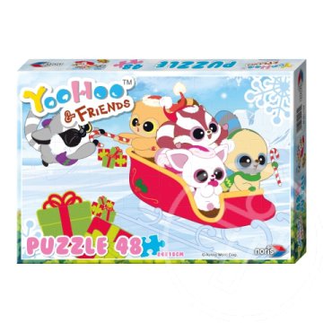 YooHoo és barátai: Tél 48db-os puzzle 24x18cm - Noris