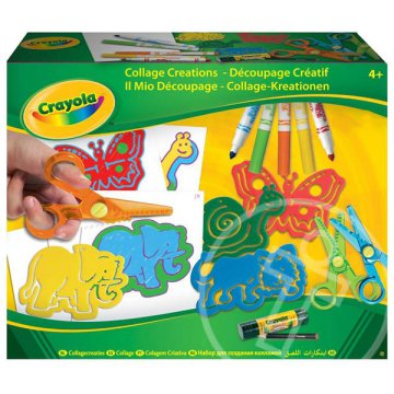 Crayola: Állatfigurás kreatív kollázs készlet