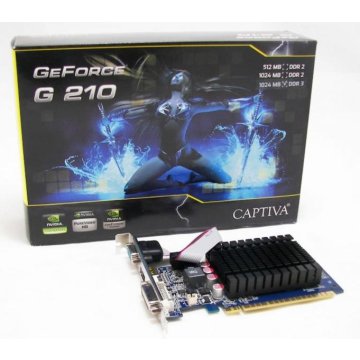 Captiva Nvidia GeForce G210 1GB DDR3 64bit PCI-E VGA