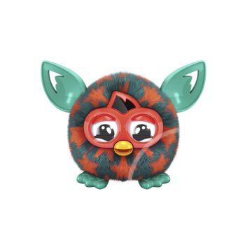Furby Furblings mini interaktív plüssfigura - zöld-narancssárga