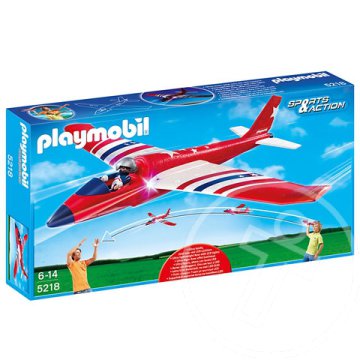 Playmobil: Elhajítható siklórepülő "Fehér csillag" (5218)