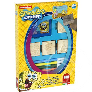 Spongya Bob nyomdaszett filctollakkal