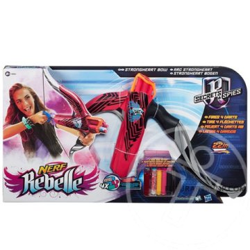Nerf Rebelle Strongheart íj pink - Hasbro