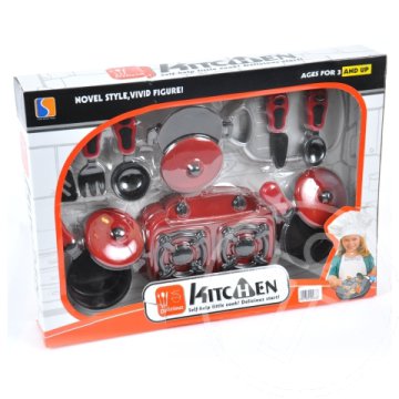 Mini konyhaszett edényekkel