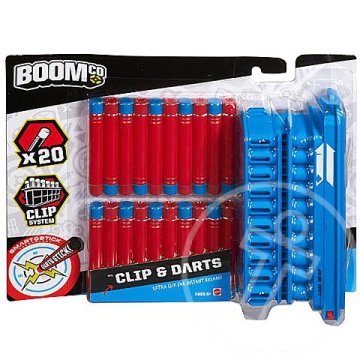 Boom extra tölténytár 20db piros lövedékkel - Mattel